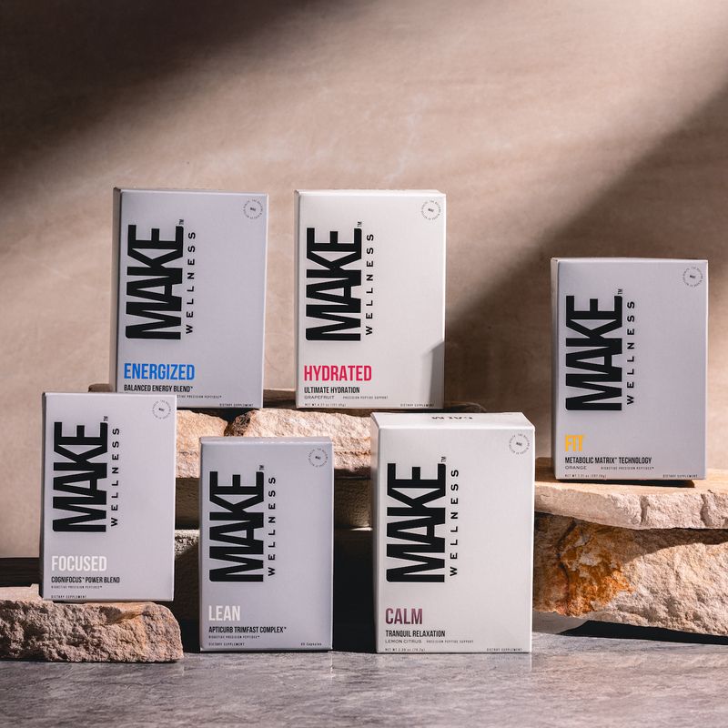 Peak Performance Collection — all 6 Make Wellness peptide products